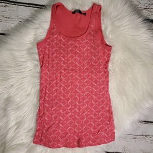 Fox Racing Pink Ribbed Tank Top Y2K 2000s